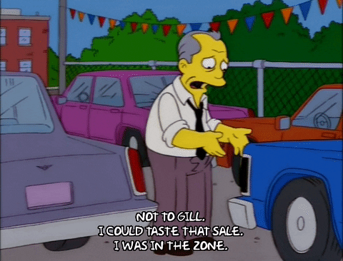 simpsons I was in the zone! Tone in Email